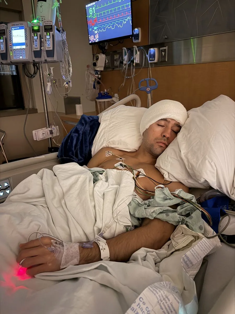 Logan in recovery after the second surgery
