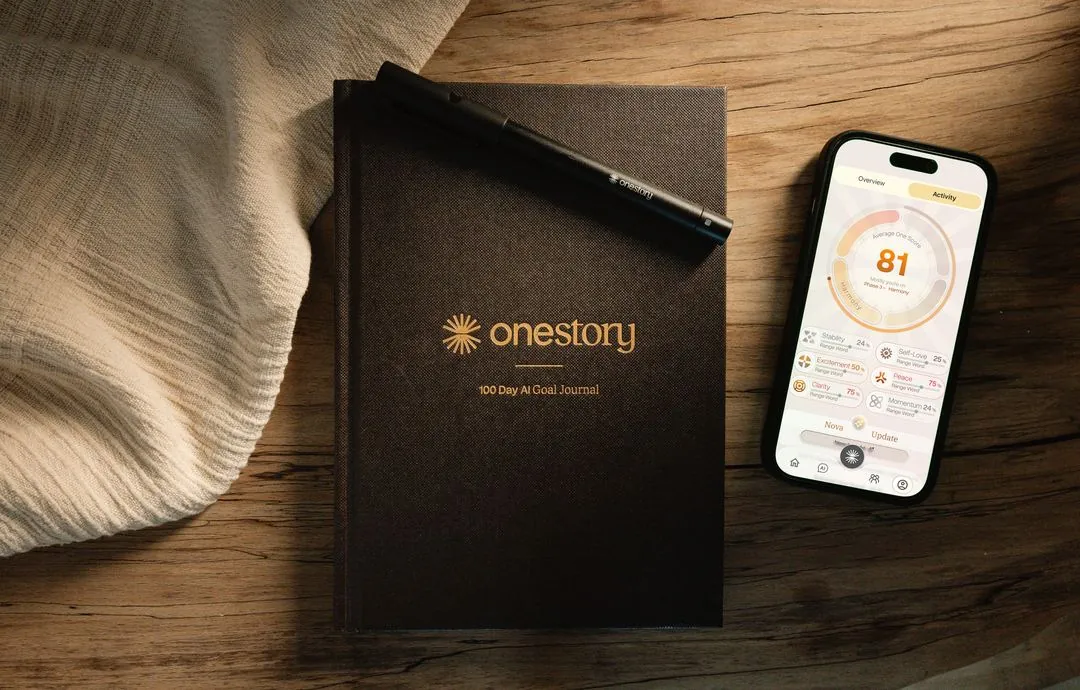 The One Story journal, smart pen and app